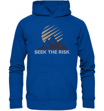 Lade das Bild in den Galerie-Viewer, Suche das Risiko im Leben - Unisex Organic Hoodie
