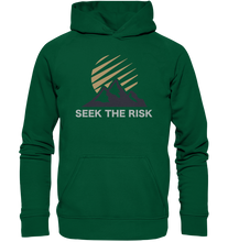 Lade das Bild in den Galerie-Viewer, Suche das Risiko im Leben - Unisex Organic Hoodie