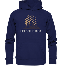 Lade das Bild in den Galerie-Viewer, Suche das Risiko im Leben - Unisex Organic Hoodie
