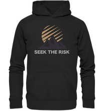 Lade das Bild in den Galerie-Viewer, Suche das Risiko im Leben - Unisex Organic Hoodie