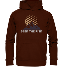 Lade das Bild in den Galerie-Viewer, Suche das Risiko im Leben - Unisex Organic Hoodie