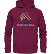 Lade das Bild in den Galerie-Viewer, Suche das Risiko im Leben - Unisex Organic Hoodie