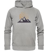 Lade das Bild in den Galerie-Viewer, Suche das Risiko im Leben - Unisex Organic Hoodie
