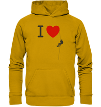 Lade das Bild in den Galerie-Viewer, Die Liebe zum Klettern - Unisex Basic Organic Hoodie