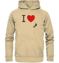 Lade das Bild in den Galerie-Viewer, Die Liebe zum Klettern - Unisex Basic Organic Hoodie