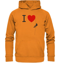Lade das Bild in den Galerie-Viewer, Die Liebe zum Klettern - Unisex Basic Organic Hoodie