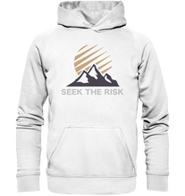 Lade das Bild in den Galerie-Viewer, Suche das Risiko im Leben - Unisex Organic Hoodie