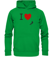 Lade das Bild in den Galerie-Viewer, Die Liebe zum Klettern - Unisex Basic Organic Hoodie
