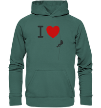 Lade das Bild in den Galerie-Viewer, Die Liebe zum Klettern - Unisex Basic Organic Hoodie
