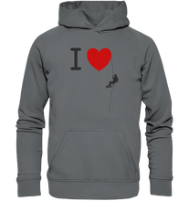 Lade das Bild in den Galerie-Viewer, Die Liebe zum Klettern - Unisex Basic Organic Hoodie
