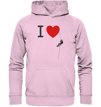 Lade das Bild in den Galerie-Viewer, Die Liebe zum Klettern - Unisex Basic Organic Hoodie
