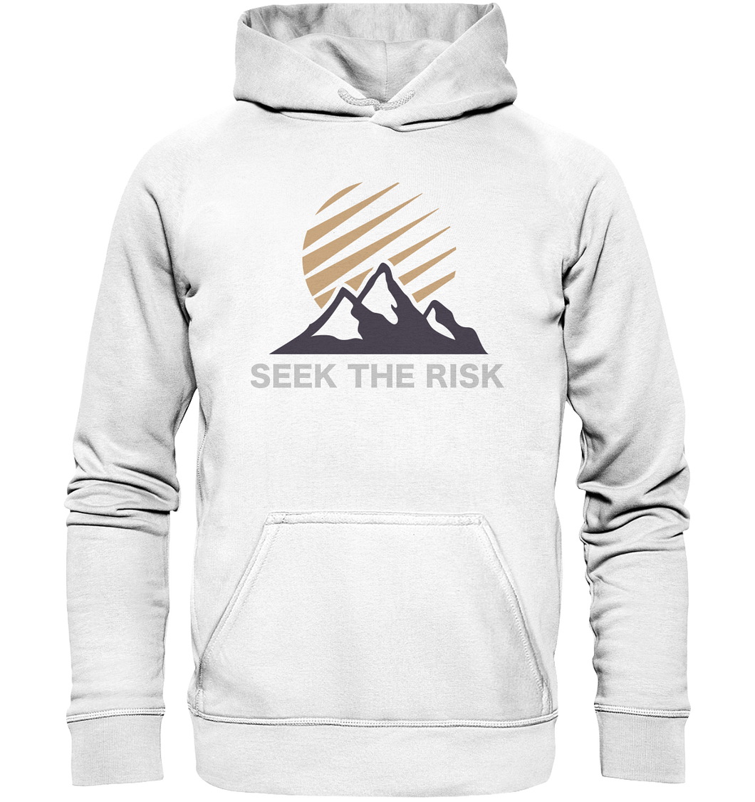 Suche das Risiko im Leben - Unisex Organic Hoodie