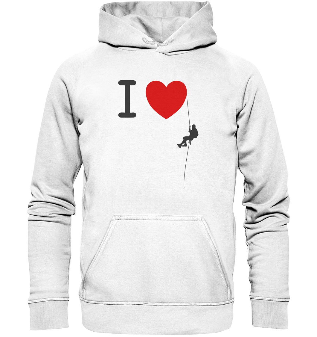 Die Liebe zum Klettern - Unisex Basic Organic Hoodie