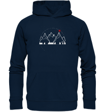 Lade das Bild in den Galerie-Viewer, Abendmond am Berg - Unisex Premium Organic Hoodie
