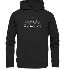 Lade das Bild in den Galerie-Viewer, Abendmond am Berg - Unisex Premium Organic Hoodie
