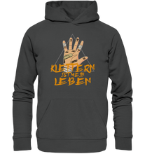 Lade das Bild in den Galerie-Viewer, Klettern ist mein Leben - Unisex Premium Organic Hoodie
