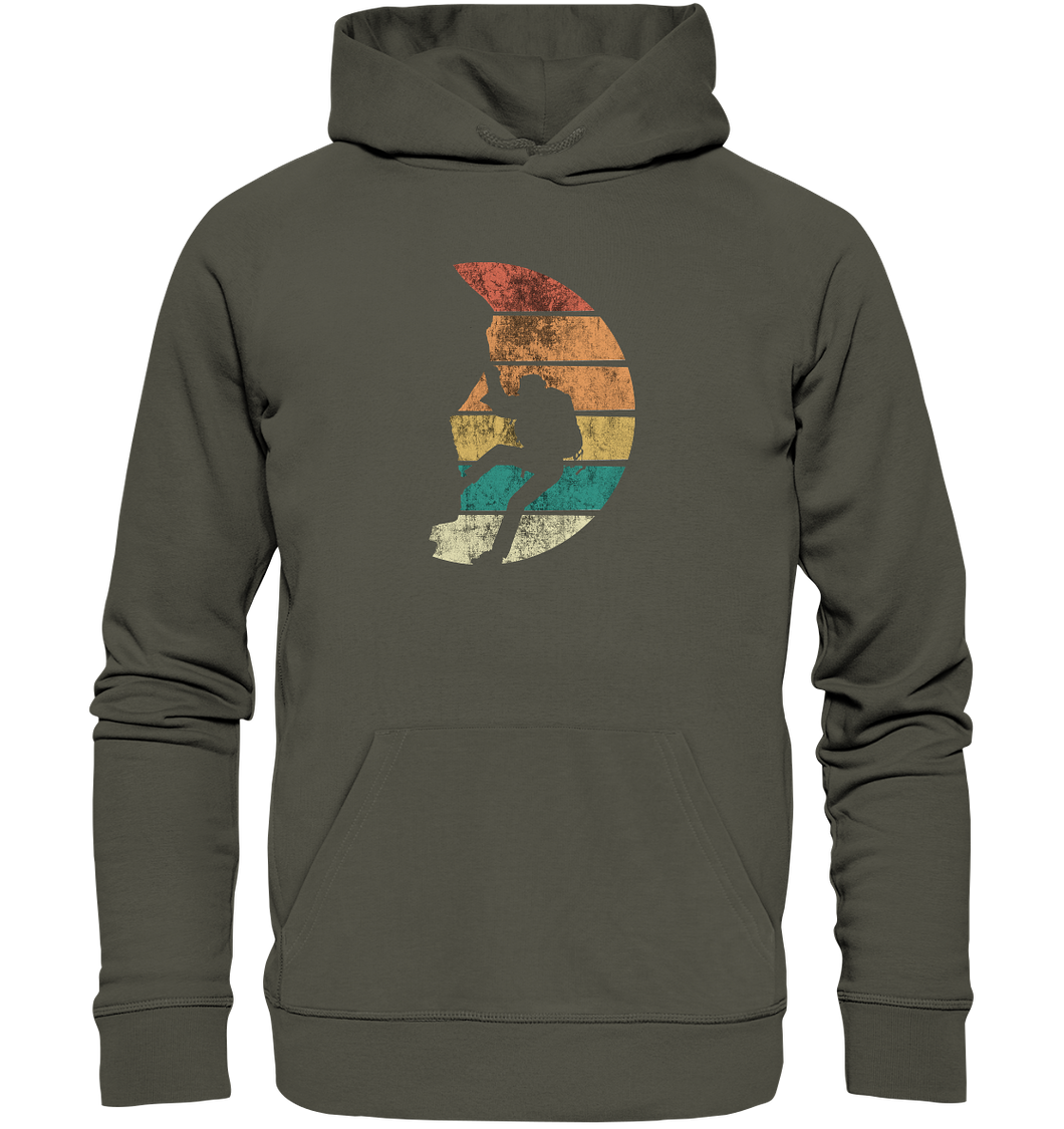 Retro Klettern - Unisex Organic Hoodie