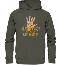 Lade das Bild in den Galerie-Viewer, Klettern ist mein Leben - Unisex Premium Organic Hoodie
