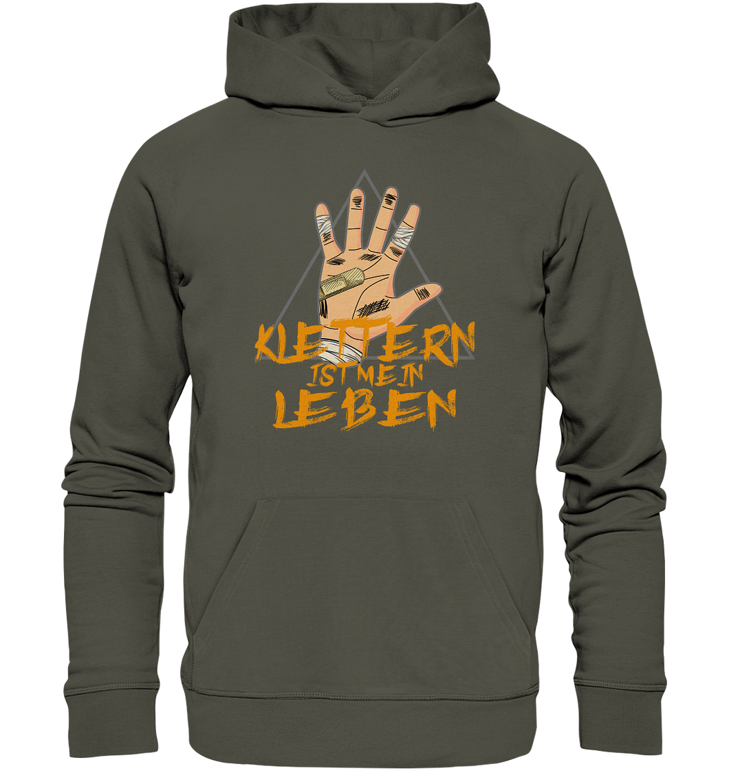 Klettern ist mein Leben - Unisex Premium Organic Hoodie