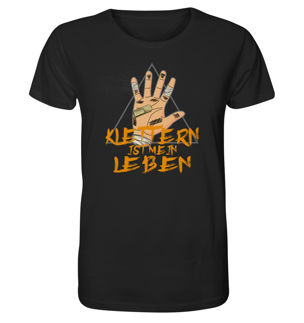 Klettern ist mein Leben - Herren Premium Organic Shirt