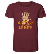 Lade das Bild in den Galerie-Viewer, Klettern ist mein Leben - Herren Premium Organic Shirt
